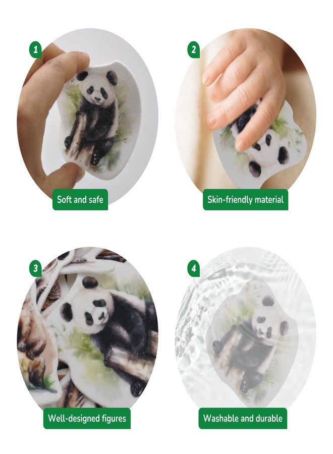 CHEFAN Jungle Animal Felt Board Story Pieces, Flannel Figures Precut Graph Wild Zoo Animals Themed for Preschool Early Learning Storytelling - 24 Pcs - Image 3